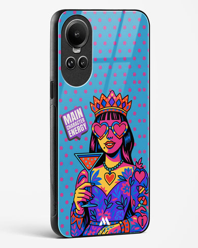 Main Character Energy Glass Case Phone Cover (Oppo)