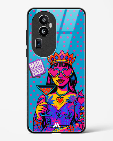 Main Character Energy Glass Case Phone Cover (Oppo)