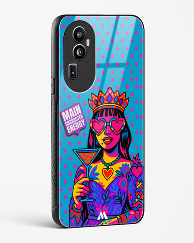 Main Character Energy Glass Case Phone Cover (Oppo)