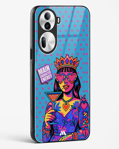 Main Character Energy Glass Case Phone Cover (Oppo)