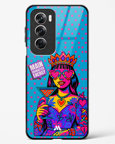 Main Character Energy Glass Case Phone Cover (Oppo)