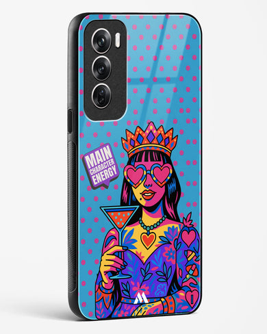 Main Character Energy Glass Case Phone Cover (Oppo)
