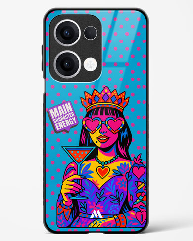 Main Character Energy Glass Case Phone Cover (Oppo)