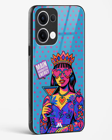 Main Character Energy Glass Case Phone Cover (Oppo)