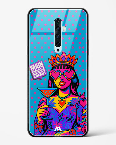 Main Character Energy Glass Case Phone Cover (Oppo)
