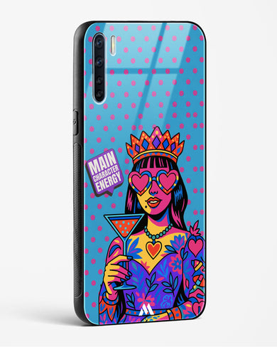 Main Character Energy Glass Case Phone Cover (Oppo)