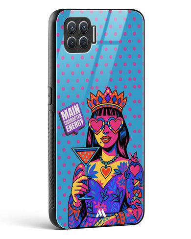 Main Character Energy Glass Case Phone Cover (Oppo)