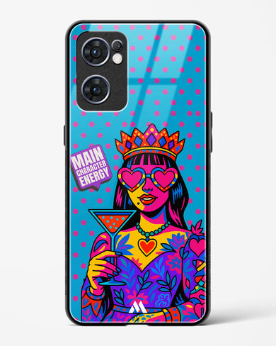 Main Character Energy Glass Case Phone Cover (Oppo)