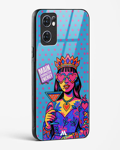 Main Character Energy Glass Case Phone Cover (Oppo)
