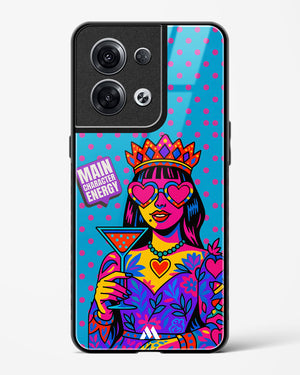 Main Character Energy Glass Case Phone Cover (Oppo)