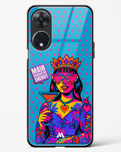 Main Character Energy Glass Case Phone Cover (Oppo)