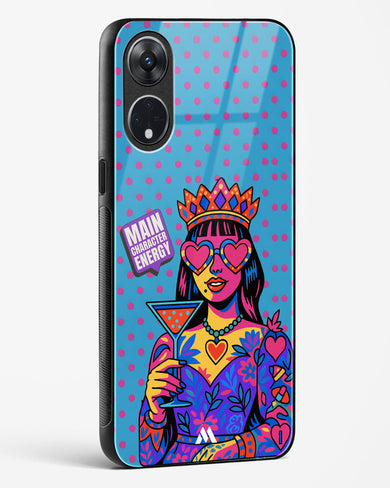 Main Character Energy Glass Case Phone Cover (Oppo)