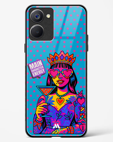 Main Character Energy Glass Case Phone Cover (Realme)