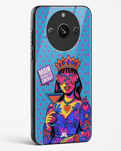 Main Character Energy Glass Case Phone Cover (Realme)
