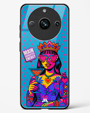 Main Character Energy Glass Case Phone Cover (Realme)