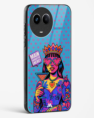 Main Character Energy Glass Case Phone Cover (Realme)