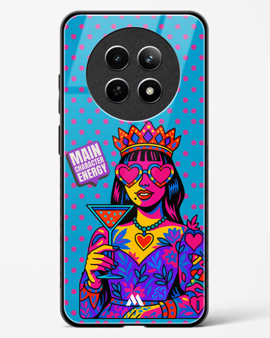 Main Character Energy Glass Case Phone Cover (Realme)