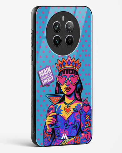 Main Character Energy Glass Case Phone Cover (Realme)