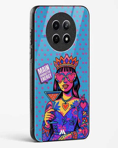 Main Character Energy Glass Case Phone Cover (Realme)