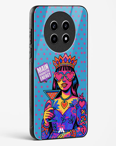 Main Character Energy Glass Case Phone Cover (Realme)