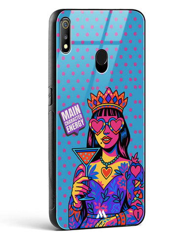 Main Character Energy Glass Case Phone Cover (Realme)