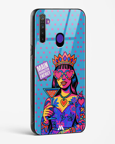 Main Character Energy Glass Case Phone Cover (Realme)