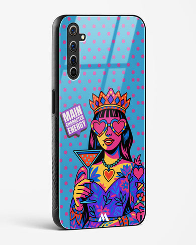 Main Character Energy Glass Case Phone Cover (Realme)