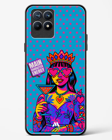 Main Character Energy Glass Case Phone Cover (Realme)