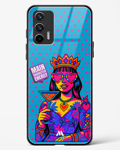 Main Character Energy Glass Case Phone Cover (Realme)