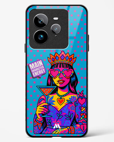 Main Character Energy Glass Case Phone Cover (Realme)
