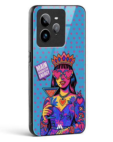 Main Character Energy Glass Case Phone Cover (Realme)