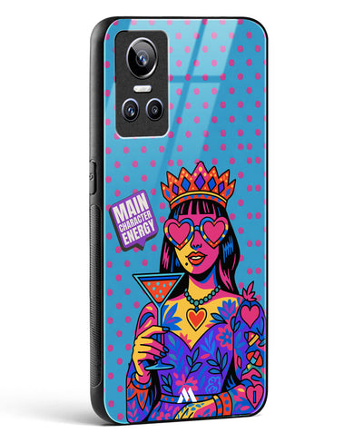 Main Character Energy Glass Case Phone Cover (Realme)