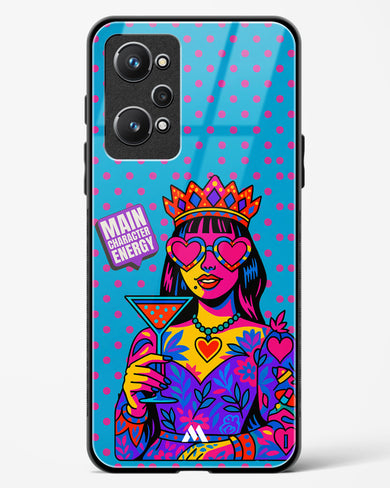 Main Character Energy Glass Case Phone Cover (Realme)