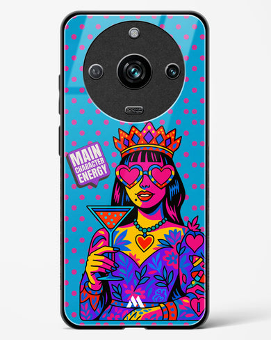 Main Character Energy Glass Case Phone Cover (Realme)