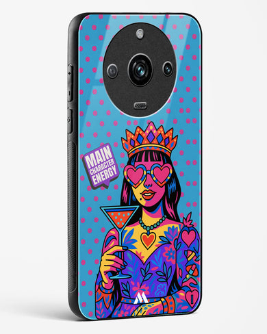 Main Character Energy Glass Case Phone Cover (Realme)