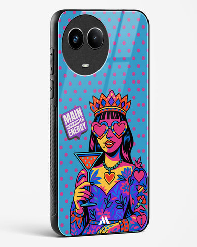 Main Character Energy Glass Case Phone Cover (Realme)