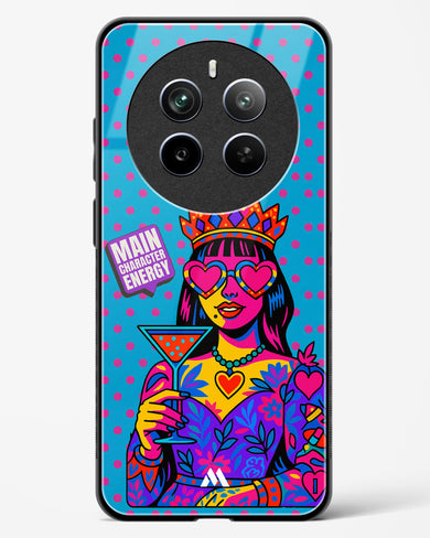 Main Character Energy Glass Case Phone Cover (Realme)