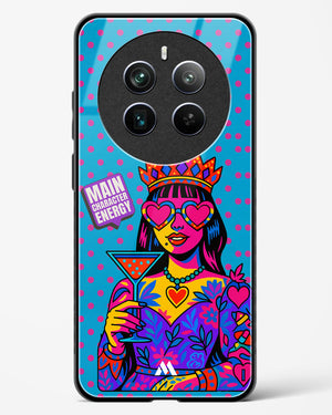 Main Character Energy Glass Case Phone Cover (Realme)