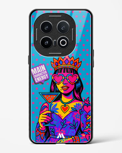 Main Character Energy Glass Case Phone Cover (Vivo)