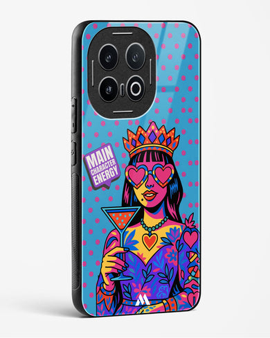 Main Character Energy Glass Case Phone Cover (Vivo)