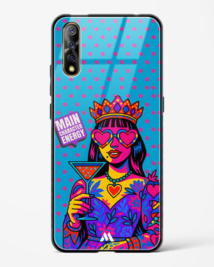 Main Character Energy Glass Case Phone Cover (Vivo)