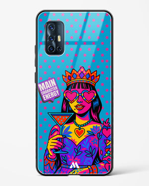Main Character Energy Glass Case Phone Cover (Vivo)