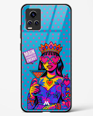 Main Character Energy Glass Case Phone Cover (Vivo)