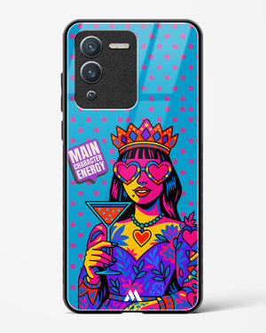 Main Character Energy Glass Case Phone Cover (Vivo)
