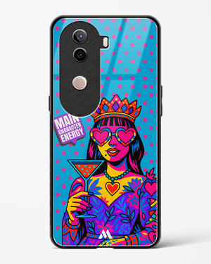 Main Character Energy Glass Case Phone Cover (Vivo)