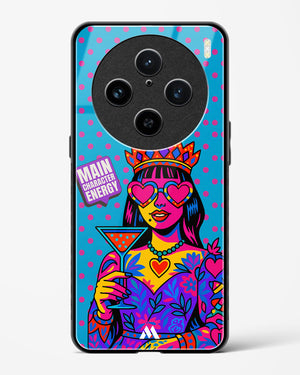 Main Character Energy Glass Case Phone Cover (Vivo)