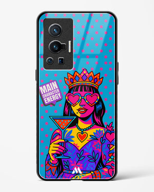 Main Character Energy Glass Case Phone Cover (Vivo)