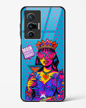 Main Character Energy Glass Case Phone Cover (Vivo)