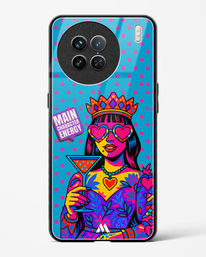 Main Character Energy Glass Case Phone Cover (Vivo)