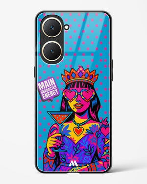 Main Character Energy Glass Case Phone Cover (Vivo)